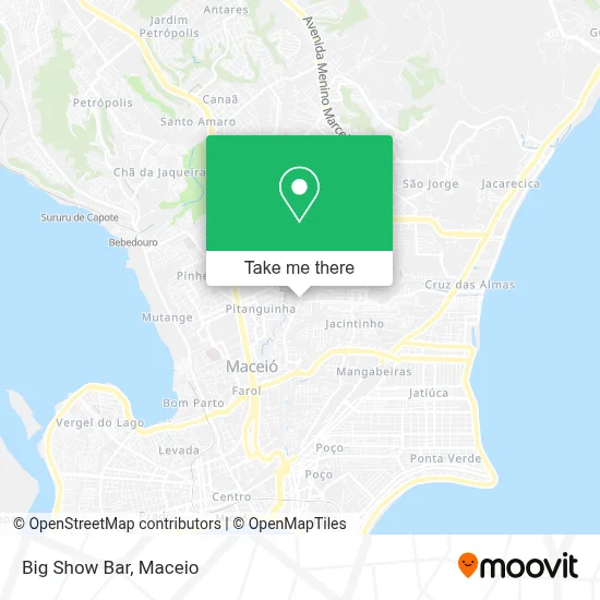 Big Show Bar map