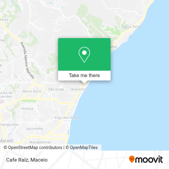 Cafe Raiz map
