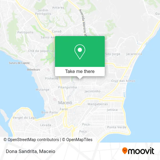 Dona Sandrita map