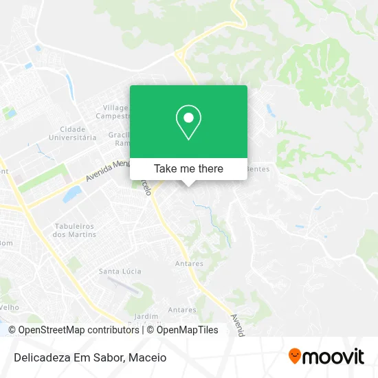 Delicadeza Em Sabor map