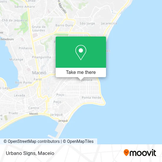 Urbano Signs map