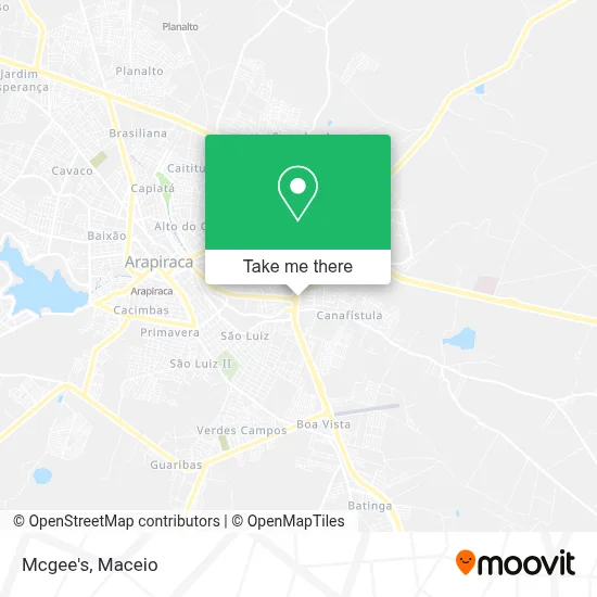 Mcgee's map
