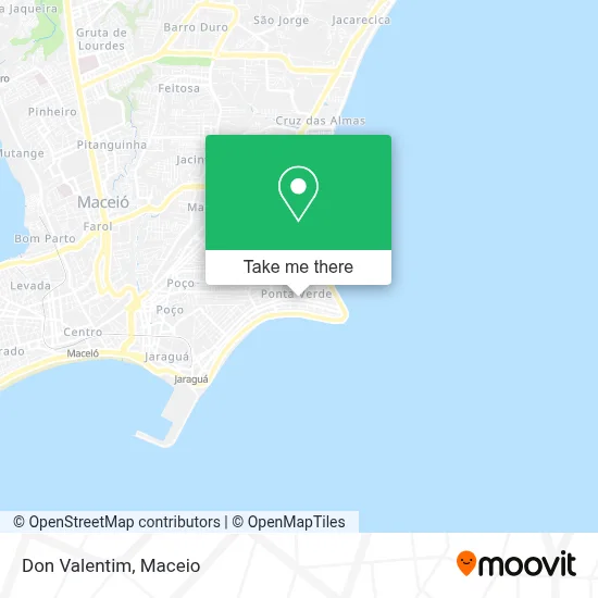 Don Valentim map