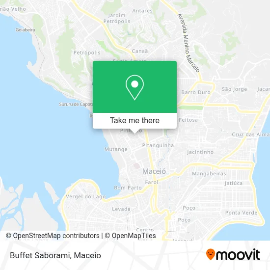 Buffet Saborami map