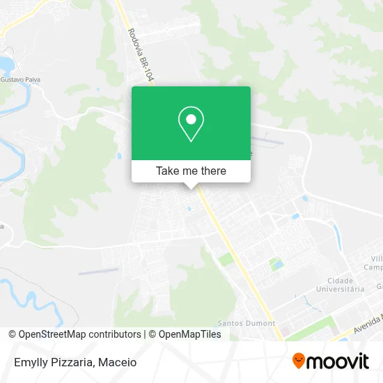 Emylly Pizzaria map