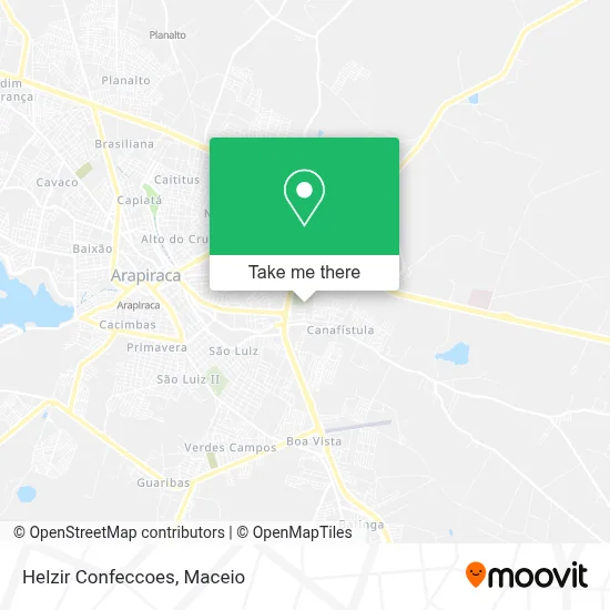 Helzir Confeccoes map