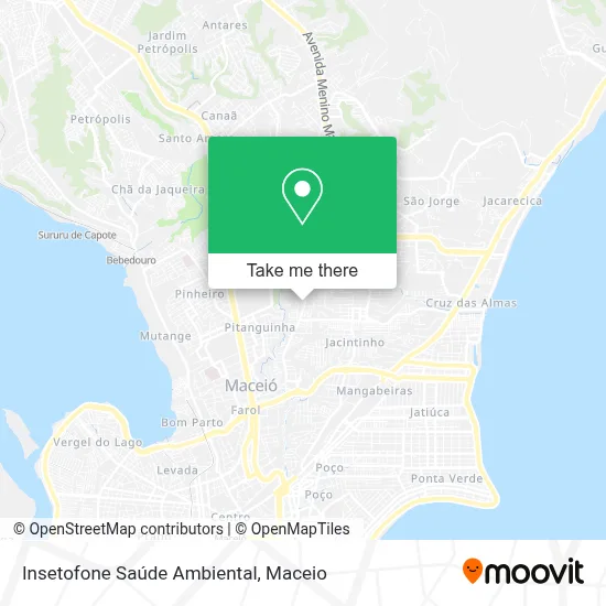 Insetofone Saúde Ambiental map
