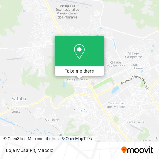 Loja Musa Fit map