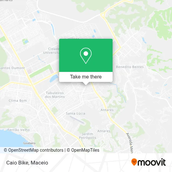 Caio Bike map