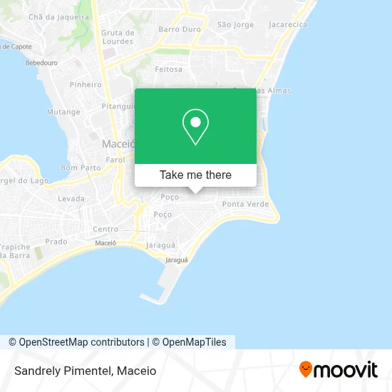 Sandrely Pimentel map