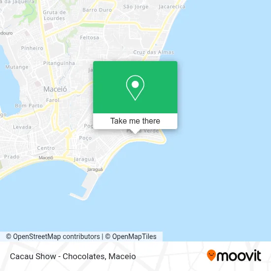 Cacau Show - Chocolates map