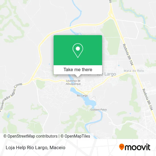 Loja Help Rio Largo map