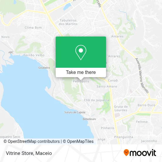 Vitrine Store map
