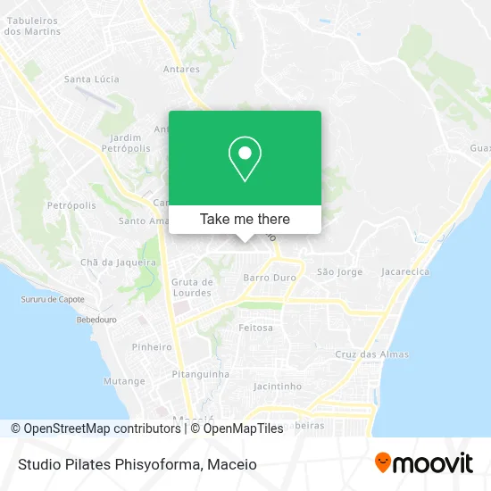 Studio Pilates Phisyoforma map