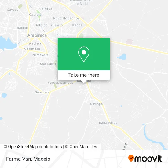 Farma Van map