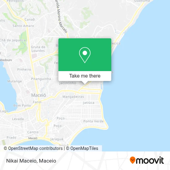 Nikai Maceio map