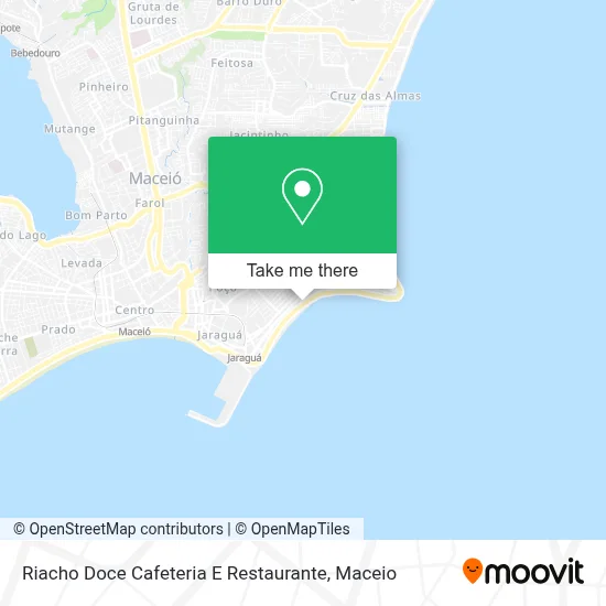 Riacho Doce Cafeteria E Restaurante map
