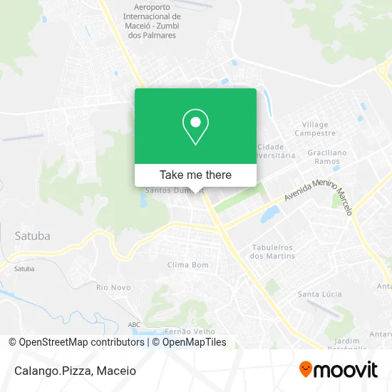 Calango.Pizza map
