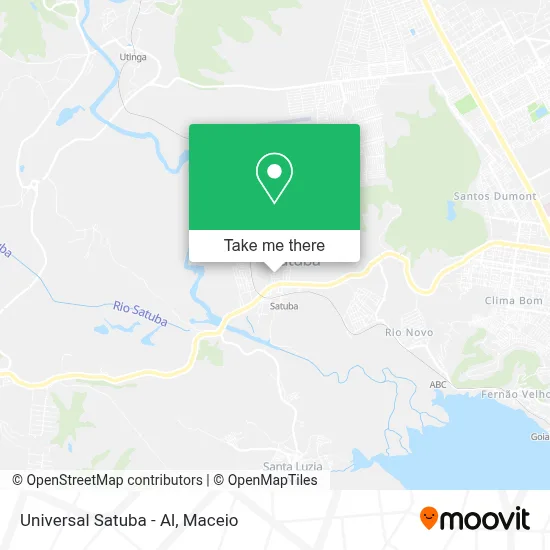 Universal Satuba - Al map