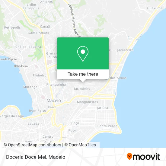 Doceria Doce Mel map