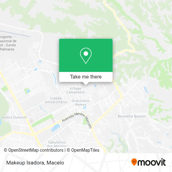Makeup Isadora map