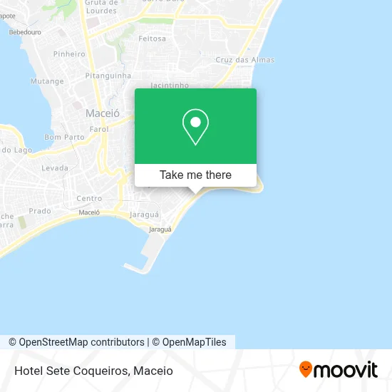 Hotel Sete Coqueiros map