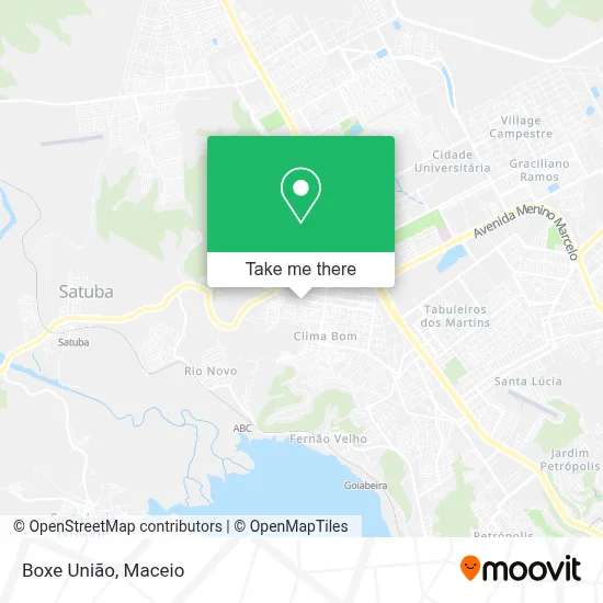 Boxe União map
