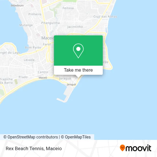 Rex Beach Tennis map
