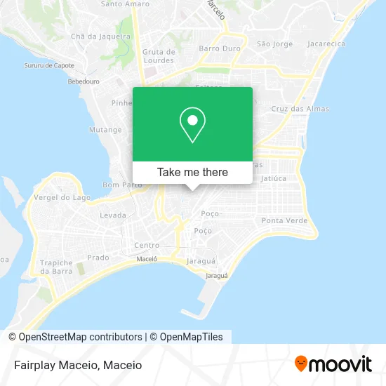Fairplay Maceio map