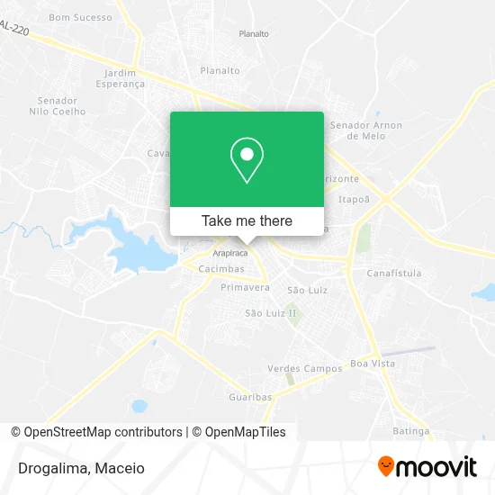 Drogalima map