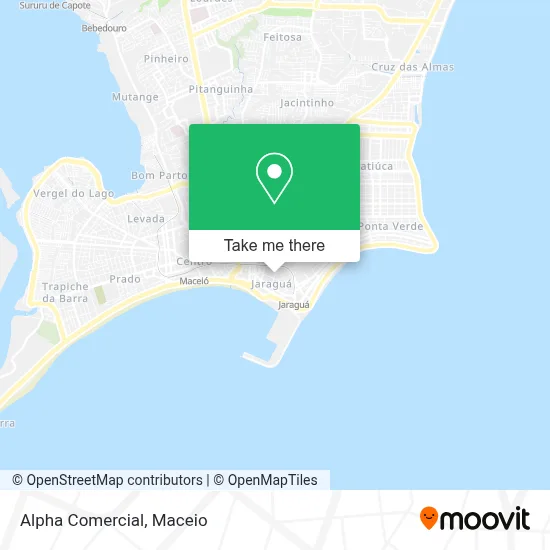 Alpha Comercial map