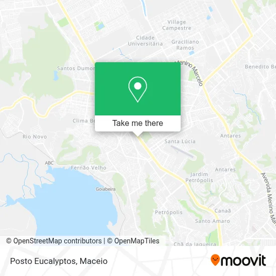 Posto Eucalyptos map