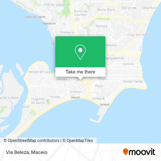Via Beleza map