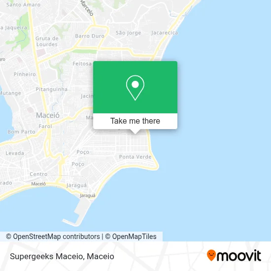 Supergeeks Maceio map