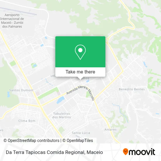 Da Terra Tapiocas Comida Regional map