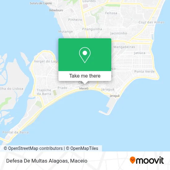 Defesa De Multas Alagoas map