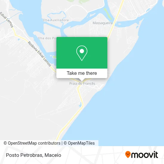 Posto Petrobras map