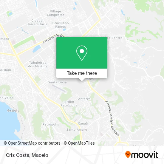 Cris Costa map