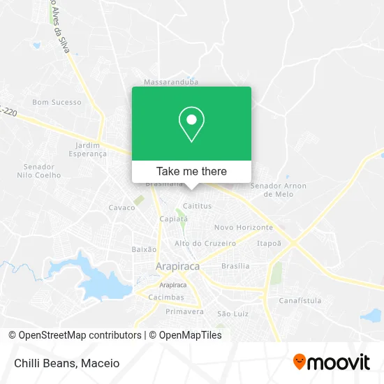 Chilli Beans map