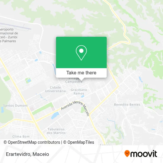 Erartevidro map