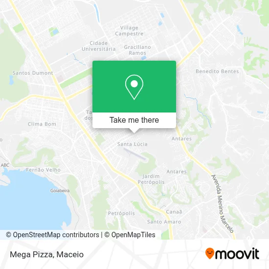 Mega Pizza map
