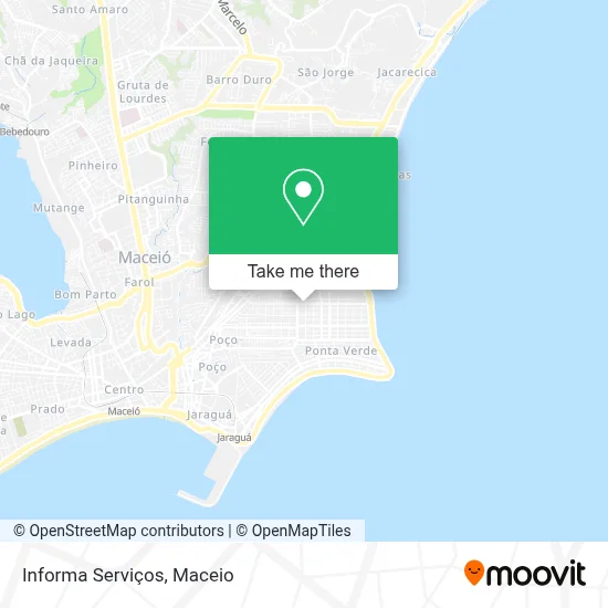 Informa Serviços map