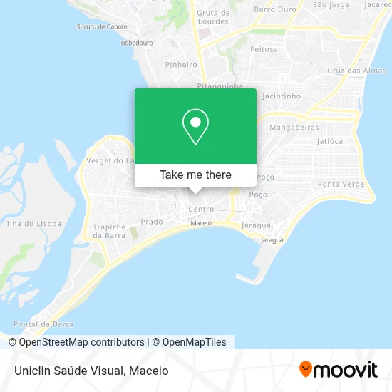 Uniclin Saúde Visual map