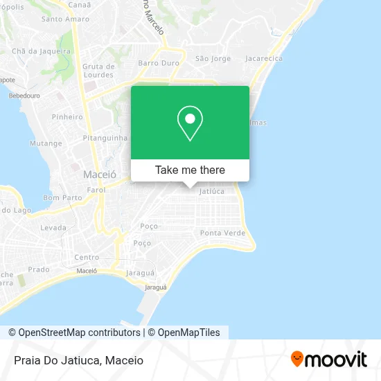 Praia Do Jatiuca map