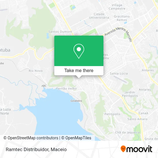 Ramtec Distribuidor map
