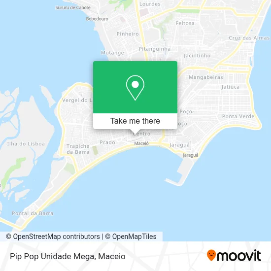 Pip Pop Unidade Mega map