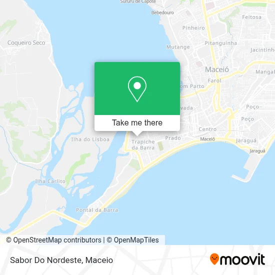 Sabor Do Nordeste map