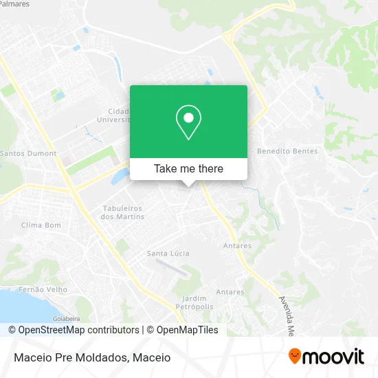 Maceio Pre Moldados map