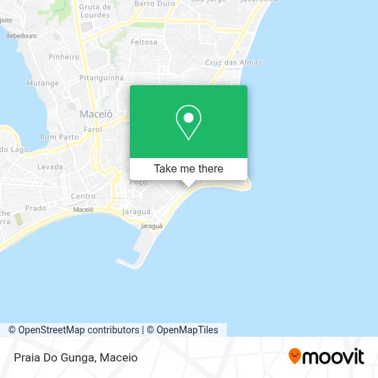 Praia Do Gunga map