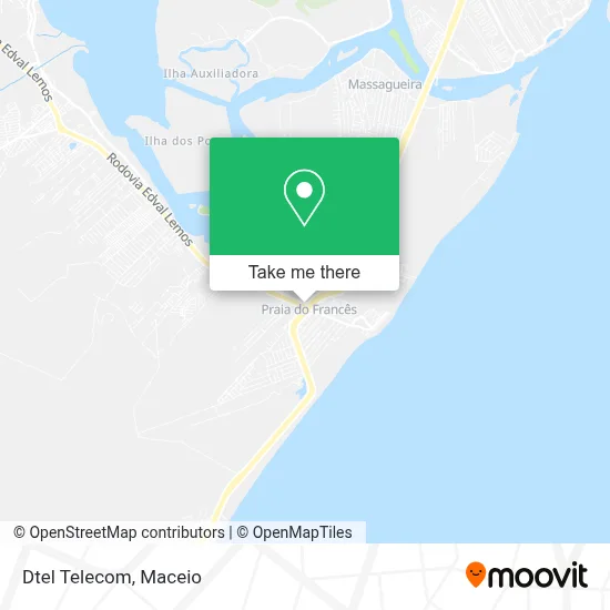 Dtel Telecom map